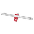 thumbnail image 3 of CX300-1 Woodworking Scribing Ruler 300MM/11.81in Portable Straight Measure Marking Tool, 3 of 5
