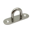 thumbnail image 3 of 2 Pack Pad Eye Heavy Duty Stainless Steel Oblong Plate Staple Ring Hook Loop, 3 of 7