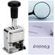 thumbnail image 3 of Sello De Número De Dígitos, Carcasa De aleación De Zinc Portátil, Máquina De Sello De Numeración Autoentintable Automática De 6 Dígitos Para Contabilidad, 3 of 7
