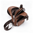 thumbnail image 4 of Tanyzvel Vintage PU Leather Sling Crossbody Backpack with USB Charging Port, Unisex Chest Bag for Men Women Travel Camping Hiking Holiday Gift, 4 of 5