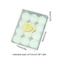 thumbnail image 3 of 12 Packs Floating Tea Light Candles Small Votive Candles for Wedding Party Decor Valentine's Day Romantic Ambiance Bath Candle Centerpiece Emergency Light Mini Pillar Candles, 3 of 6