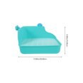 thumbnail image 2 of ORDDIART Green Plastic Potty Trainer for Small Pets Durable Easy to Use Litter Box for Rabbits Ferrets and Hamsters 5.5 x 5.5 x 4.5 Inches, 2 of 6
