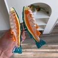 thumbnail image 6 of Multiuse Fish Shape Hair Claw Clip Acetate Hair Clamp Nonslip Hair Holder for Secure Hold and All Matching Headwear, 6 of 15