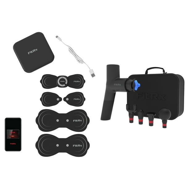 FitRx Muscle Massage Gun Handheld Deep Tissue Percussion Massager for