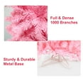 thumbnail image 3 of 7.5ft Pink Artificial Christmas Tree with USB Lights & 1000 Branch Tips & Remote Timer for Room Home Christmas Party Office Mall Decorations, 3 of 10