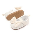 thumbnail image 4 of Baby Girls Princess Shoes, Soft Bow Flower Non-slip Toddler Shoes, 4 of 6