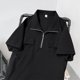 thumbnail image 3 of Gibobby Polo Casual para Hombre Polo piqué de Manga Larga Ajustado Polo para Hombre(Negro,M), 3 of 4