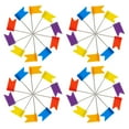 thumbnail image 6 of Raindrops 100pcs Assorted Color Plastic Flag Push Pins for DIY Map Marking and Cork Board Accessories, 6 of 8