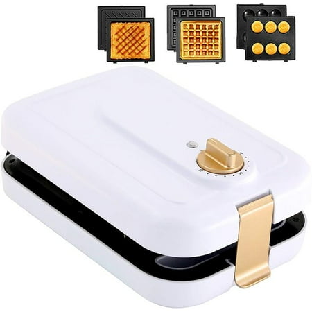 

3 In 1 Electric Sandwich Maker With 3 Plate 600W Breakfast Machine Waffle Maker Bread Toaster Donuts Pancake Baking Sandwichera