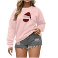 thumbnail image 4 of Aofany Christmas Sweaters for Women, Plus Size Pullover Shirt For Women Merry Christmas Women Casual Long Sleeve O-Neck Sweatshirt Pullover Blouse, 4 of 6