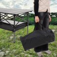 thumbnail image 4 of SHCKE Folding Camping Table Aluminum with Storage, Roll Up Tall Outdoor Portable Table Lightweight with Carry Bag for Picnic BBQ Backyard Beach, 2 Sizes, 4 of 8