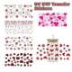 thumbnail image 3 of Waterproof Valentine's Day Heart Pattern UV DTF 16oz Removable Sticker, 3 of 4