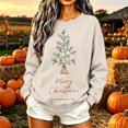 thumbnail image 2 of Enjoytime Christmas Women's Sweatshirts Crewneck Long Sleeve Pullover Tops Trendy Casual Xmas Graphic Sweatshirt, 2 of 7