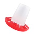 thumbnail image 1 of Maytalsory Convenient Chicken Feeder Geese Chook Hen Stable Adjustable Blanking Bucket Feeding 1Set, 1 of 6