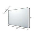 thumbnail image 4 of Varaluz Kye 22x40 Rounded Rectangular Wall Mirror - Black, 4 of 5