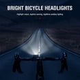 thumbnail image 6 of LED Bike Lights Set, Bright 300 Lumens Lightweight USB Rechargeable Front and Back Rear Bicycle Light, IPX6 Water Resistant Mountain Road Helmet Cycle Headlight and Taillight for Cycling, Hiking, Camp, 6 of 7