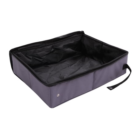 Queenmore Cat Litter Box,Foldable Cat Toilet,Easy to Carry Waterproof Basin Outdoor Camping Pet Cat Litter Box-S