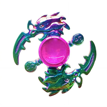 BESTSKY Fidget Toys Colorful Fidgets for Adults Flying Spinner