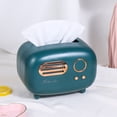 thumbnail image 2 of Household Home Ornament Remote Control Storage Napkins Placement Paper Pumping Case Napkin Case Tissue Box Radio Model Paper Storage Box RED, 2 of 8