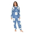 thumbnail image 2 of FORMRS Onesies Pajama for Adults Unisex Hoodie Winter Jumpsuit One Piece Sleepwear, Sizes S-2XL, White Polar Bear, 2 of 7