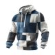 thumbnail image 1 of Ceisia Men's Regular-Fit Ethnic Print Quilted Hooded Sweatshirt (Beige-Brown) for Winter Gift, 1 of 2