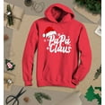 thumbnail image 3 of S4E Men's Papa Claus Santa Hat Christmas Hoodie Sweatshirts Large Red, 3 of 4