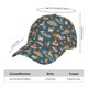 thumbnail image 2 of Fotbe Beach Dog Gorro Clásico de Béisbol, Gorra Ajustable con Broche Snapback, Gorro de Exterior de Algodón Suave, 2 of 6