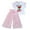 Pink, variant on REDARER Girls Clothing Sets Summer Sunflower T Shirt Tops Chiffon Ruched Casual Loose Pants Outfits,10-12 Years