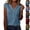 Blue, variant on Womens Waffle Tank Top Sleeveless Henley Shirts 2026 Summer Loose Button Up V Neck Dressy Casual Tops Clothes,Dark Gray XL