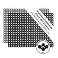 thumbnail image 6 of Evideco Black Rubber Interlocking Floor Mat Set of 2 24x32 Inches - Rubber Backing, Heavy-Duty, Weather Resistant - Indoor Outdoor - Customizable Mat for Commercial and Residential Entry, 6 of 8