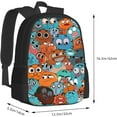 thumbnail image 2 of Gumball Backpack Cartoon School Lightweight Casual Travel Backpacks The Amazing Anime World Of Gumballs Unisex Style-7, 2 of 6