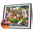thumbnail image 2 of 5D DIY diamante pintura Animal Park punto de cruz bordado pedrería Likrtyny decoración de arte, 2 of 7