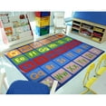 thumbnail image 2 of Joy Carpets Kid Essentials Any Day Alphabet 5'4" x 7'8" Area Rug in Color Multi, 2 of 6