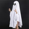 thumbnail image 6 of Ruyang Kids Ghost Cape Mantle Boys Girls Halloween Clothes Cute Party Dress Up Outfits White Cloak Age 1 to 9 Years, 6 of 9