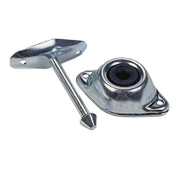 JR Products 10284 Plunger Door Holder - Straight, 3"