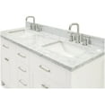 thumbnail image 2 of Ariel H061DCWRVOGRY Bristol 61" Free Standing Double Rectangular Basin Vanity Set - Grey, 2 of 7
