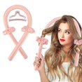 thumbnail image 1 of Rizadores de pelo sin calor para dormir, diadema con rulos sin calor para usar durante la noche, con cinta de satén, pinzas y coletero., 1 of 5