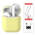 thumbnail image 1 of Redcolurful 3 pcs/set For Apple AirPods 2 Wireless Charger Protective Silicone Case Cover Accessories, 1 of 9