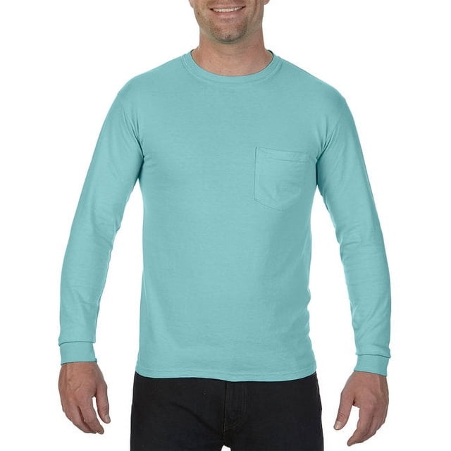 Comfort Colors T-Shirt à Manches Longues pour Adulte avec Poche