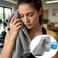thumbnail image 1 of Toalla Deportiva Bottled – Toalla Refrescante con Sensación de Hielo para Aliviar El Calor Del Verano, Tejido de Enfriamiento Rápido para Correr, Hacer Ejercicio, Senderismo y Actividades Al Aire Lib, 1 of 7