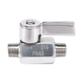 thumbnail image 2 of 316 Stainless Ball Valve - 1/4 Inch NPT Thread Male Small Mini Ball Valve (1/4Inch Male&Male), 2 of 8