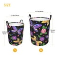 thumbnail image 5 of PAYOHTO Foldable Laundry Room Hamper Bucket Waterproof Bathroom Basket for College Student Living Room Storage Pillows Blankets Colorful Dragonflies Flowers, 5 of 8