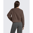thumbnail image 3 of G4Free Flurrylux Women's Cropped Crewneck Sweatshirts Fleece Lined Loose Fit Pullover Fall Clothes Casual Tops, 3 of 7
