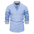 thumbnail image 1 of 2024 Autumn Solid Long Sleeve Top Men's Wear, 1 of 1