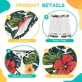 thumbnail image 3 of joogoo Elegant Tropical Floral-r5 Boys Swim Trunks Beach Swimsuit Shorts Boxer 9-11Y, 3 of 8