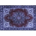 thumbnail image 1 of Ahgly Company Indoor Rectangle Medallion Blue Traditional Area Rugs, 5' x 7', 1 of 4