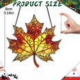 thumbnail image 3 of YardChic Autumn Maple Acrylic Sunlight Catcher, Stained Glass Inspired Maple Leaf Hanging Pendant, Fall Mini Tree Ornaments for Balcony, Courtyard, Thanksgiving Festival Decor and Housewarming Gift, 3 of 4