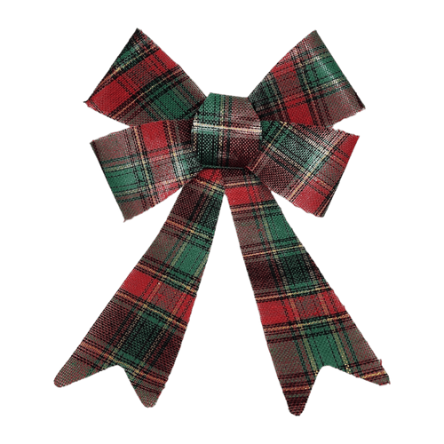 Traditional Tartan Bow - 9" x 13"