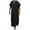 G-Black, variant on Kcodviy Turn-Down Shirt Long Mesh Short Tops Button Sleeve Men's X Shirt Casual Solid Men Shirts Mens Half Zip Pajama Short Man Romper