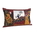 thumbnail image 2 of African Tribe Aborigine Tribal Pillowcase 20x30 Rectangle Throw Pillow Case Cover Cushion with Hidden Zipper for Sofa Couch Car, 2 of 2